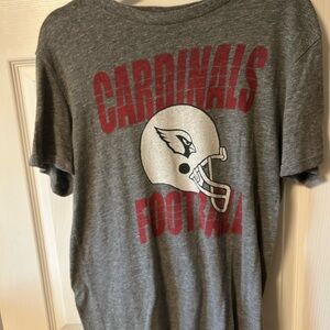 Gray Cardinals Football T-Shirt - Large
